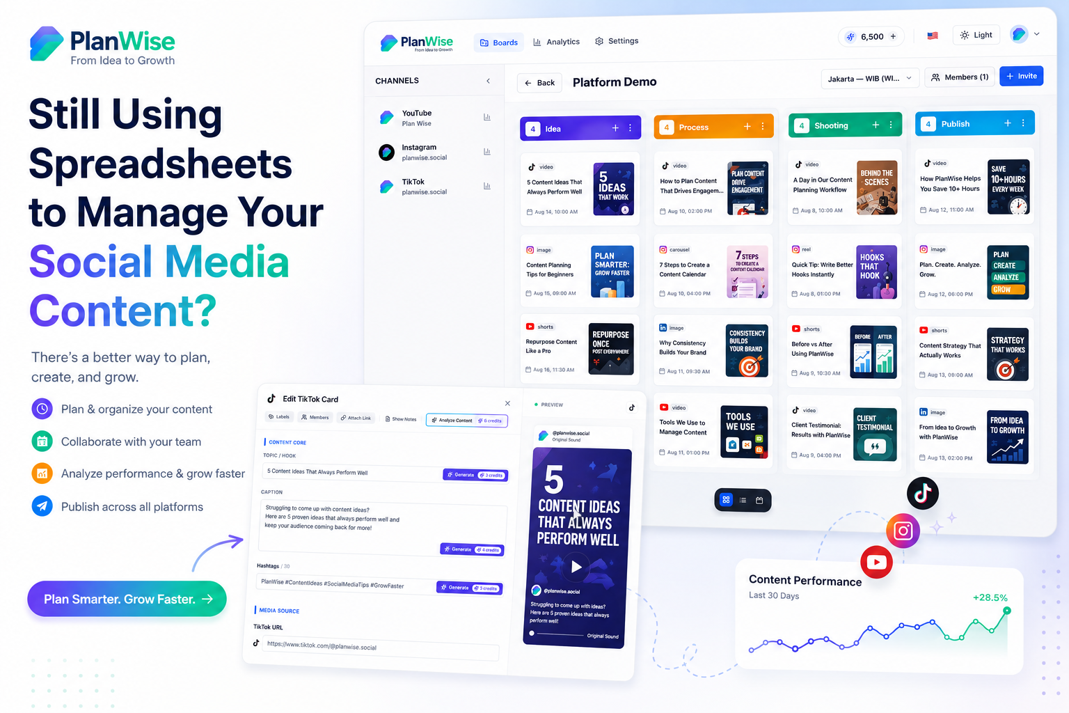 Still Using Spreadsheets to Manage Your Social Media Content?